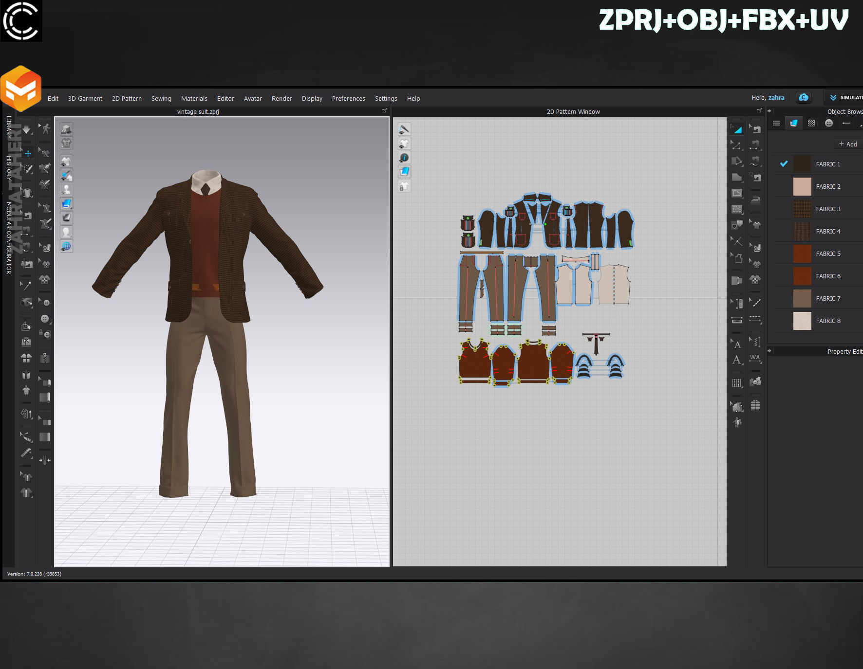 MENS SUIT 3D model_5