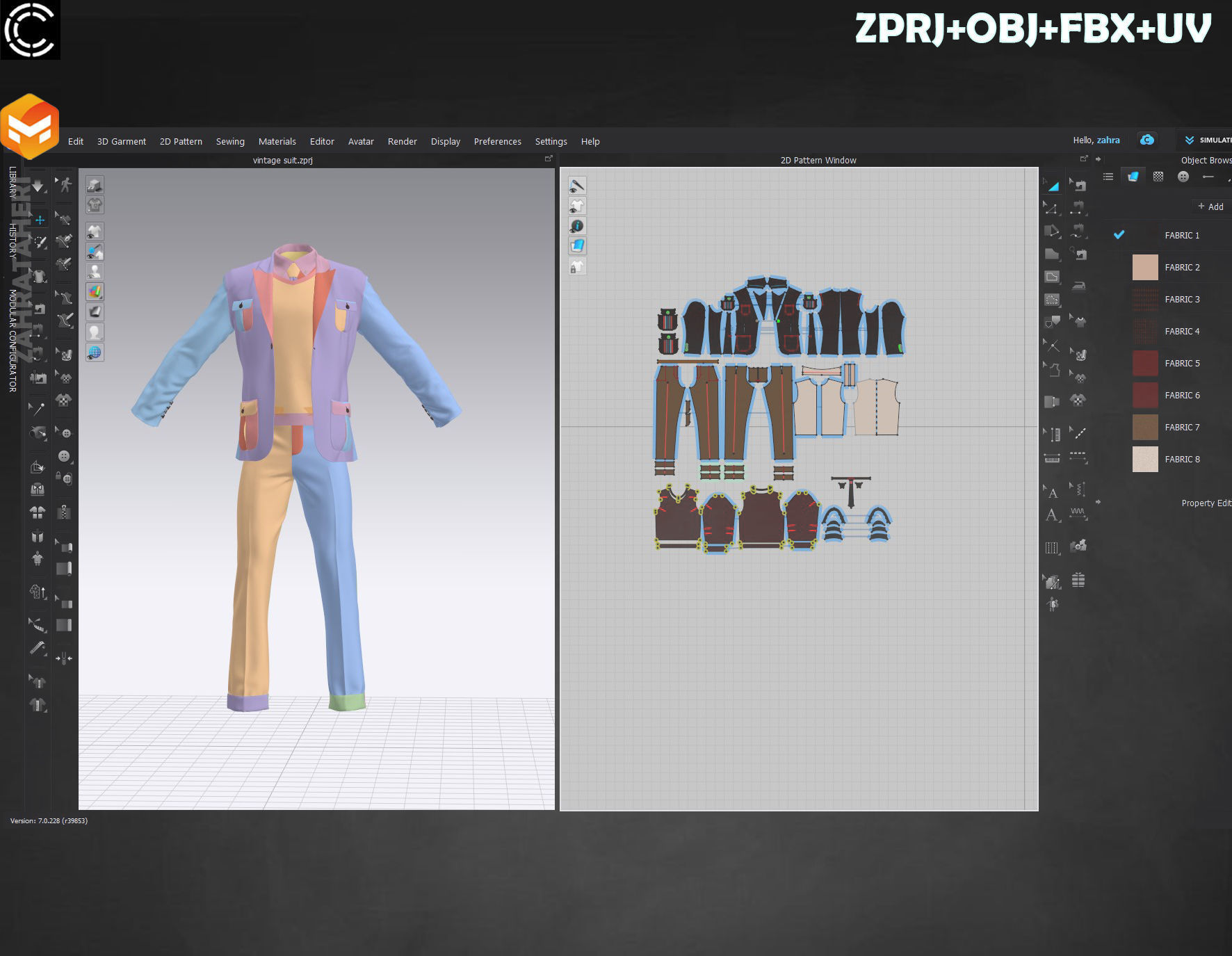 MENS SUIT 3D model_3