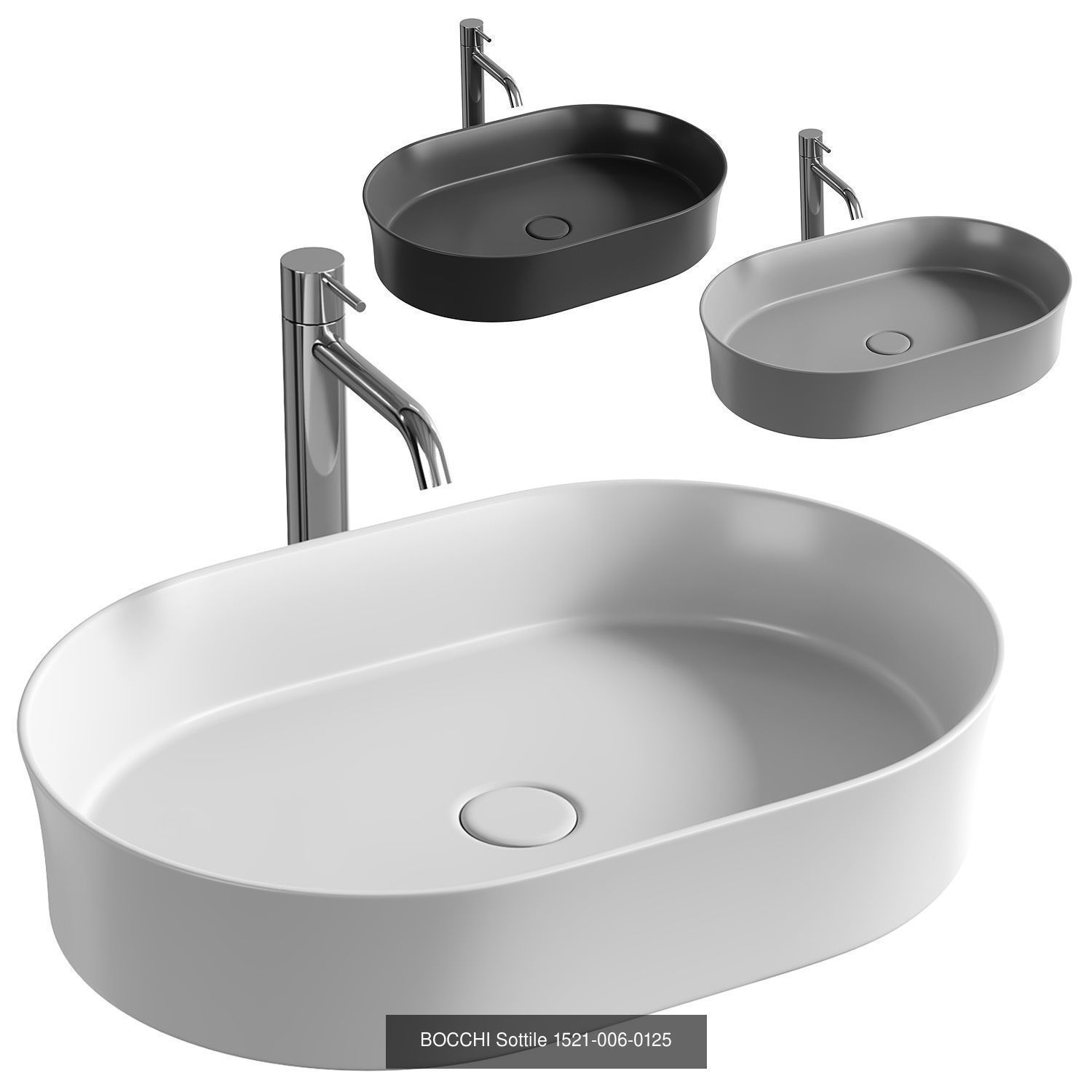 BOCCHI washbasin set  3D Model Collection_1