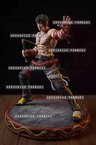Marshall Law Tekken Fan Art Statue 3d Printable 3D print model
