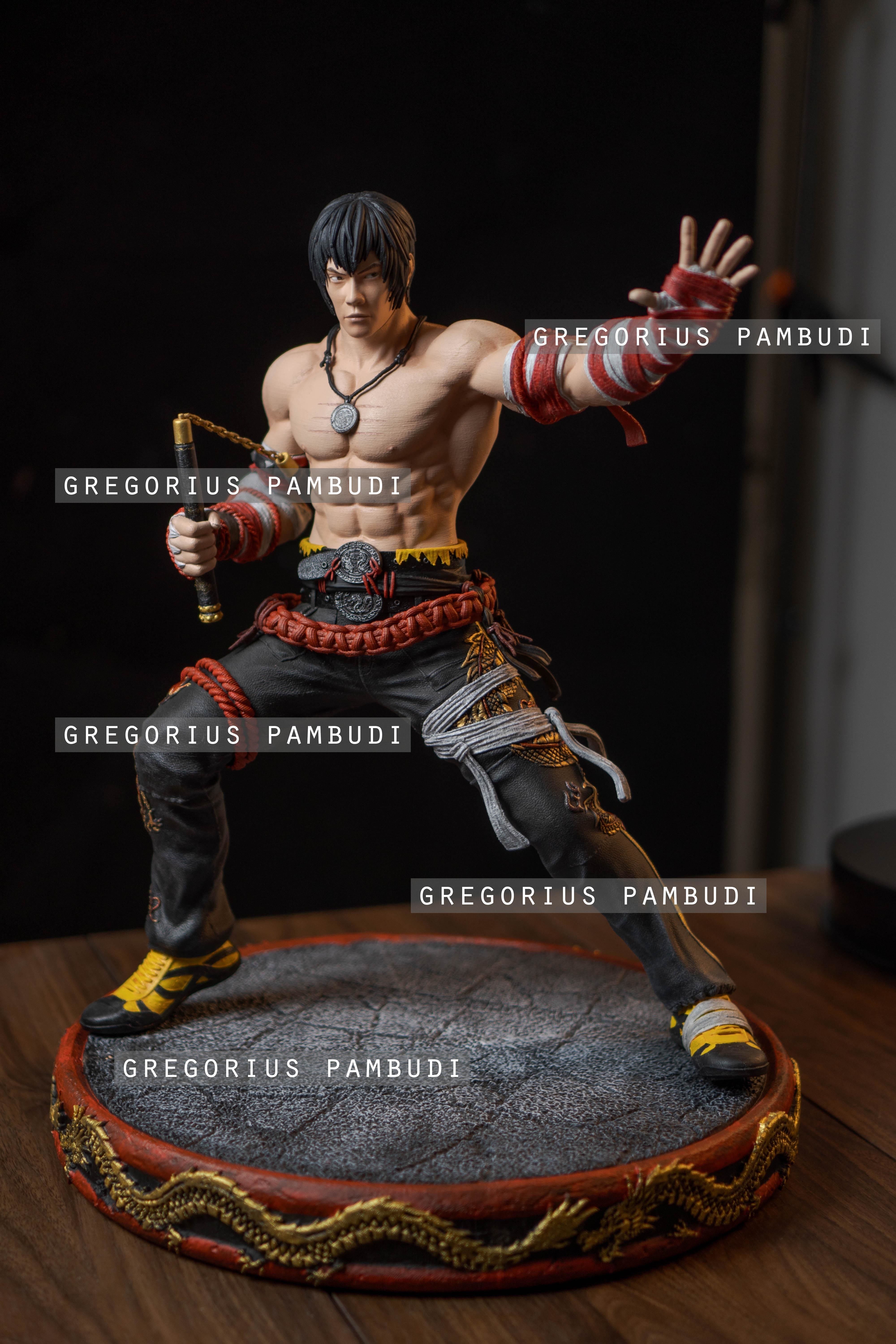 Marshall Law Tekken Fan Art Statue 3d Printable 3D print model_4
