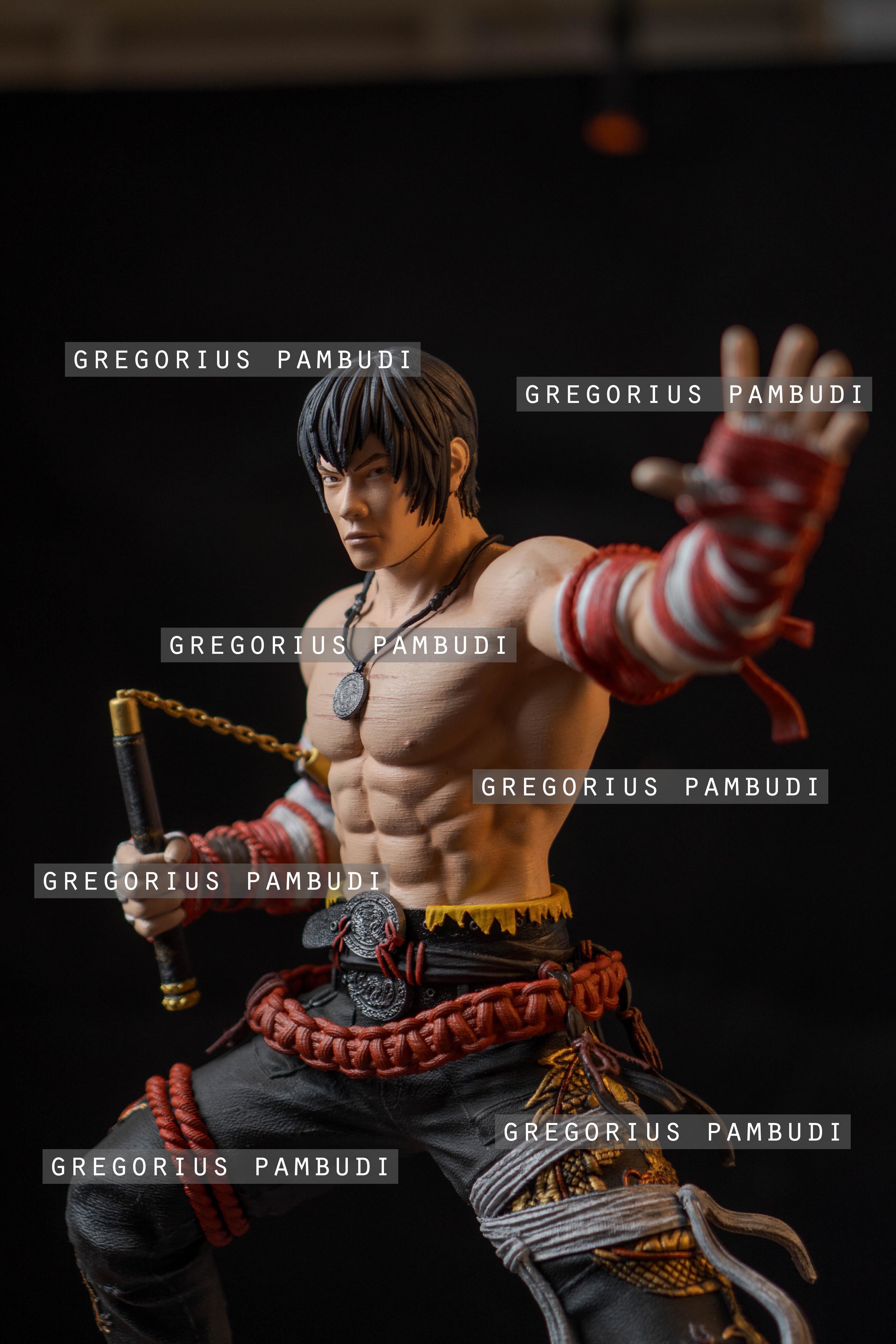 Marshall Law Tekken Fan Art Statue 3d Printable 3D print model_8