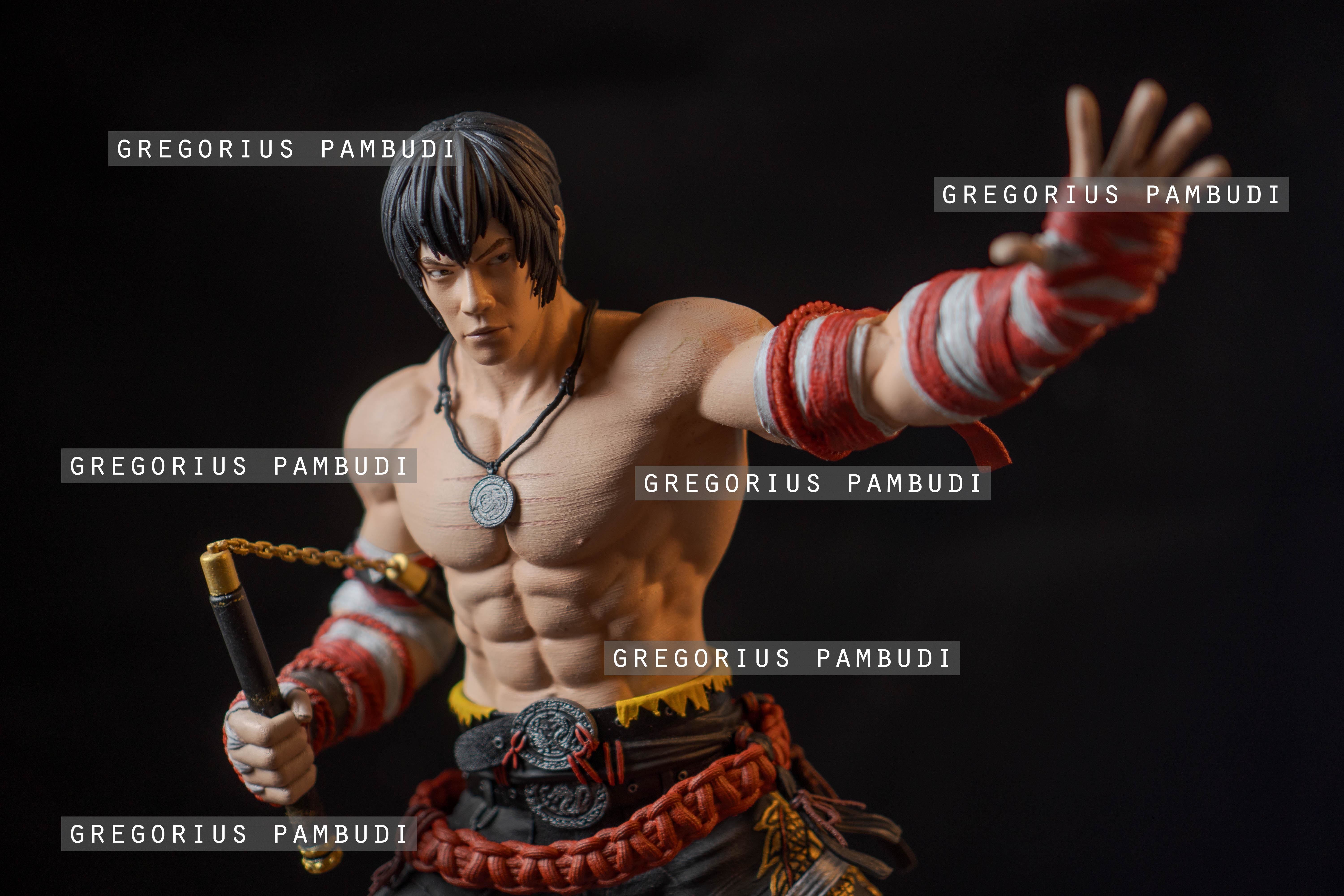 Marshall Law Tekken Fan Art Statue 3d Printable 3D print model_15