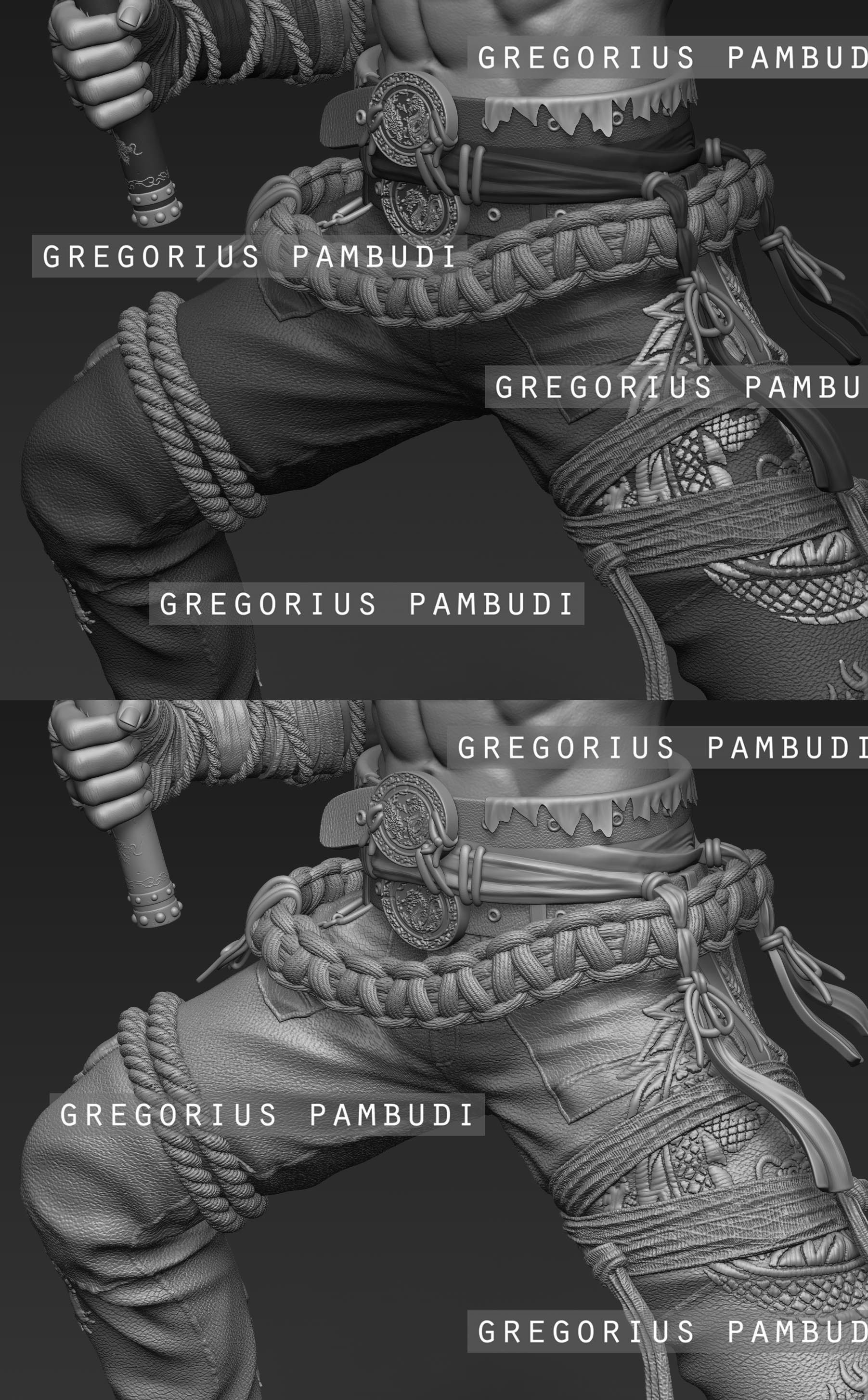 Marshall Law Tekken Fan Art Statue 3d Printable 3D print model_23