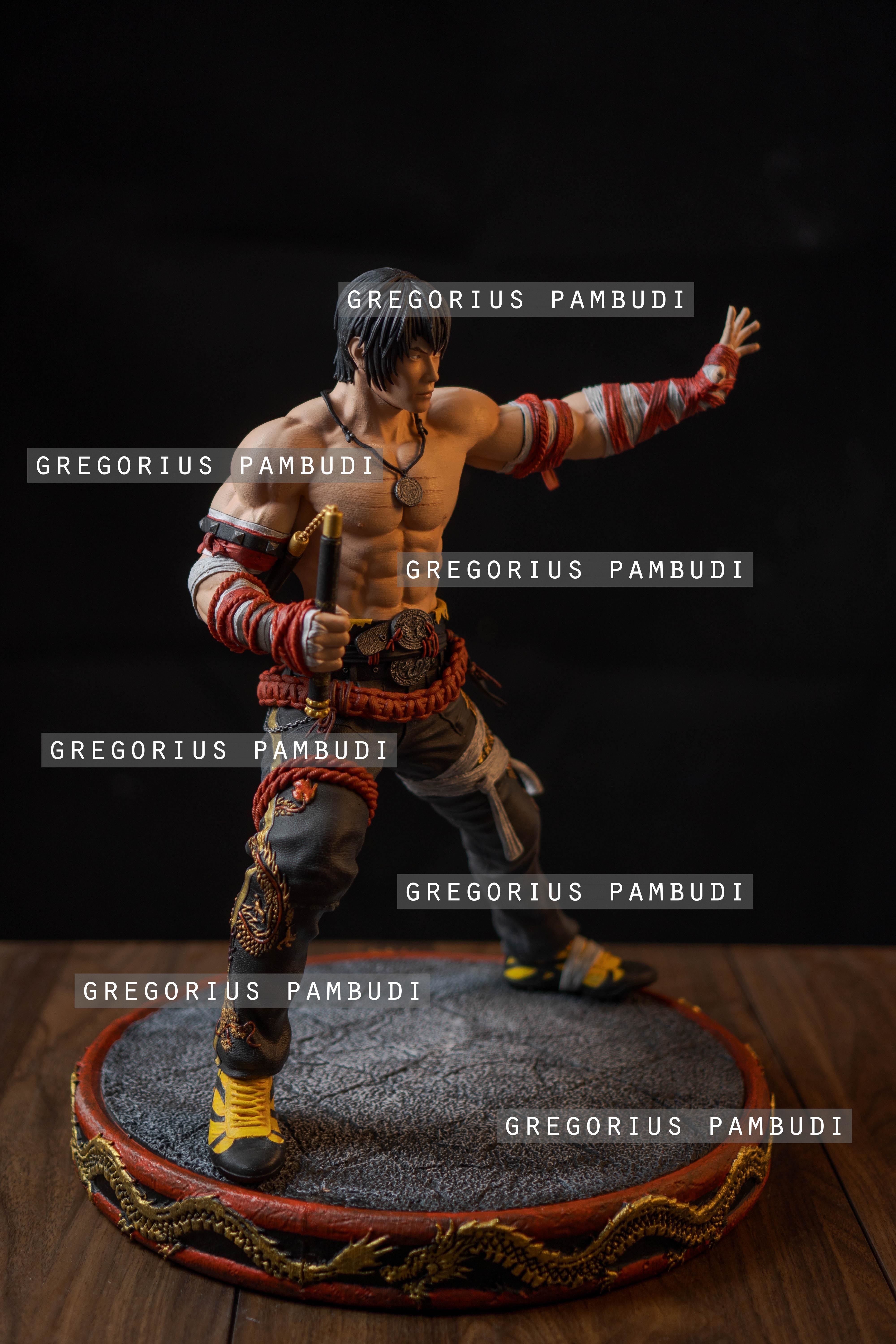 Marshall Law Tekken Fan Art Statue 3d Printable 3D print model_7