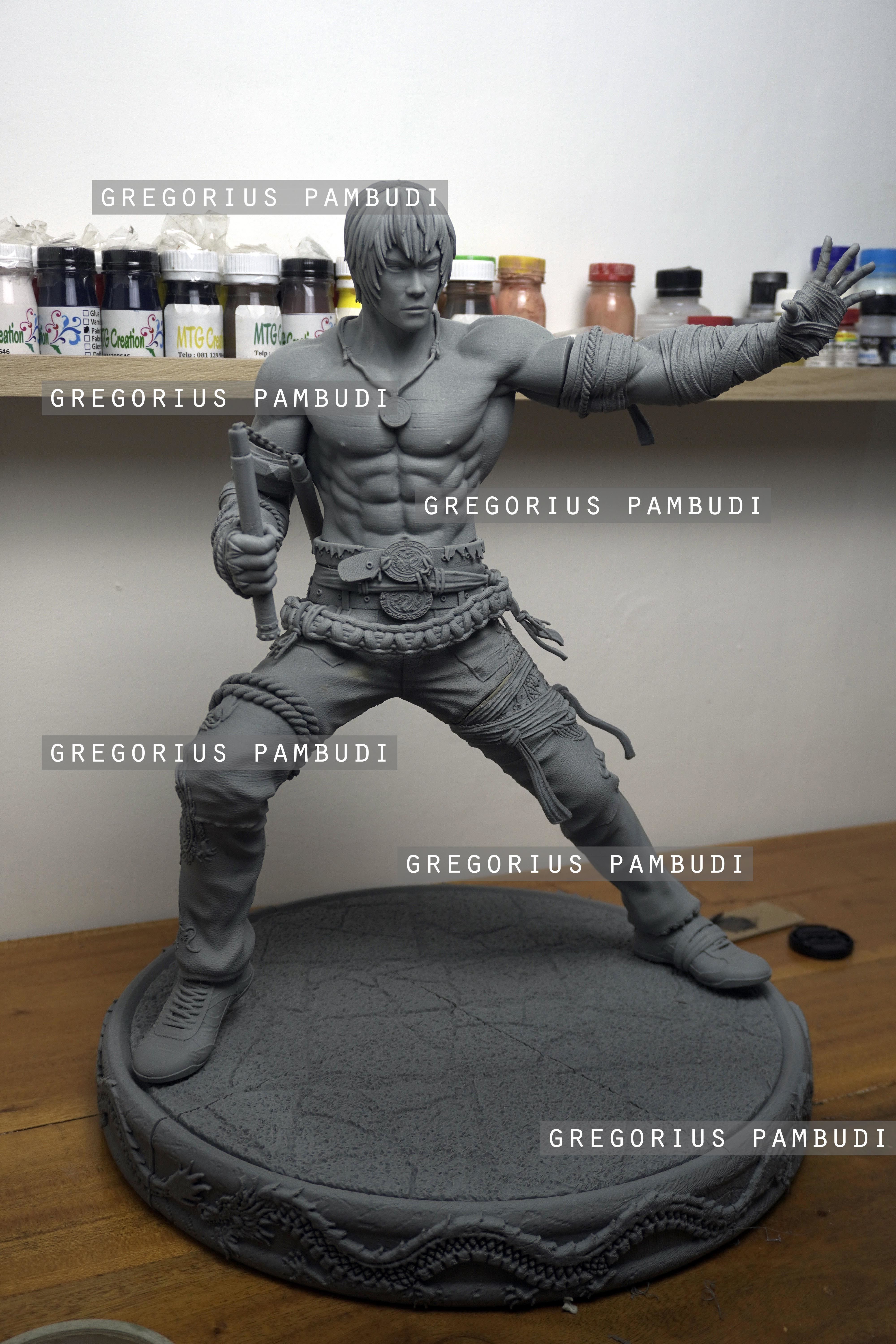 Marshall Law Tekken Fan Art Statue 3d Printable 3D print model_27