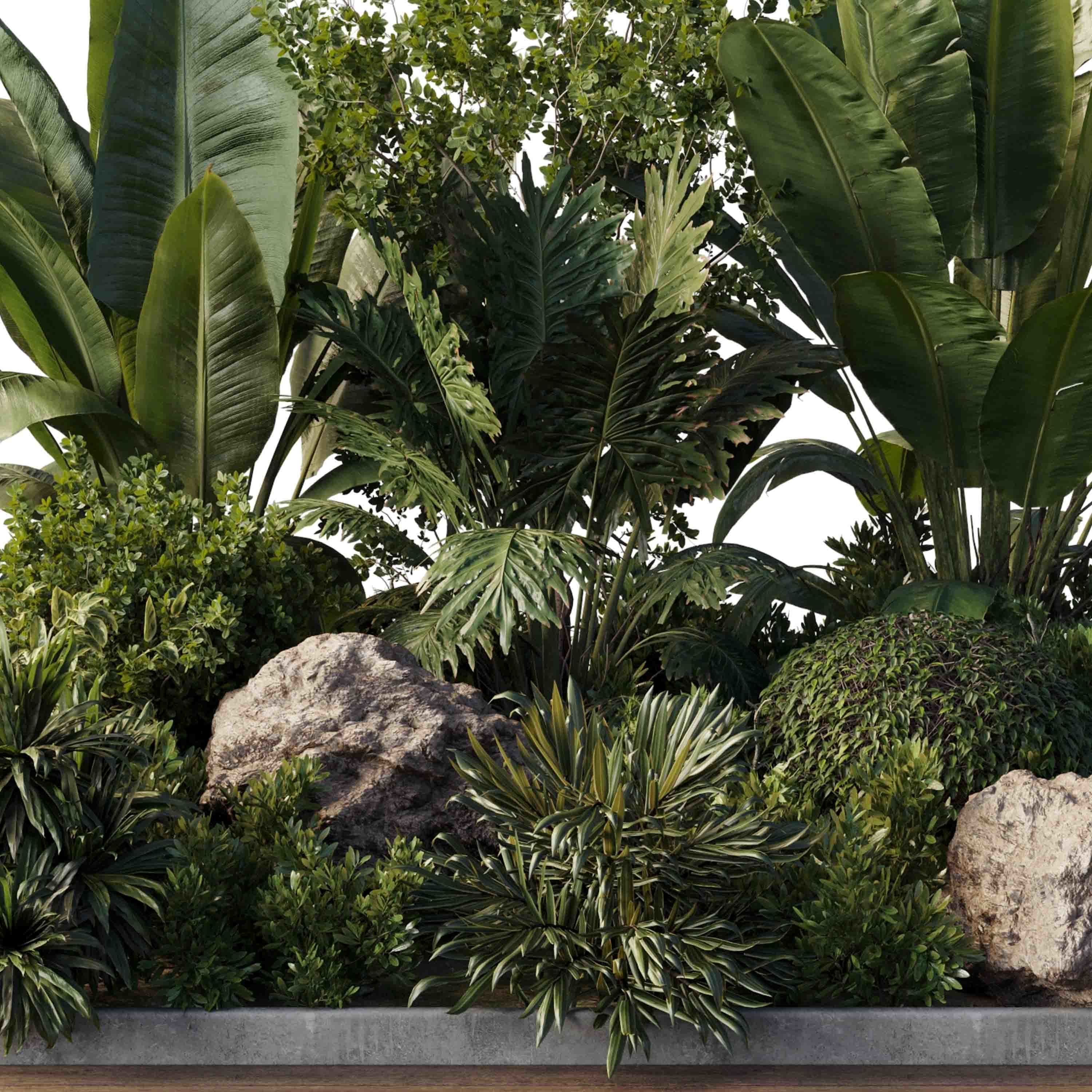 Garden Box Plants - Outdoor Plants 204 3D model_4