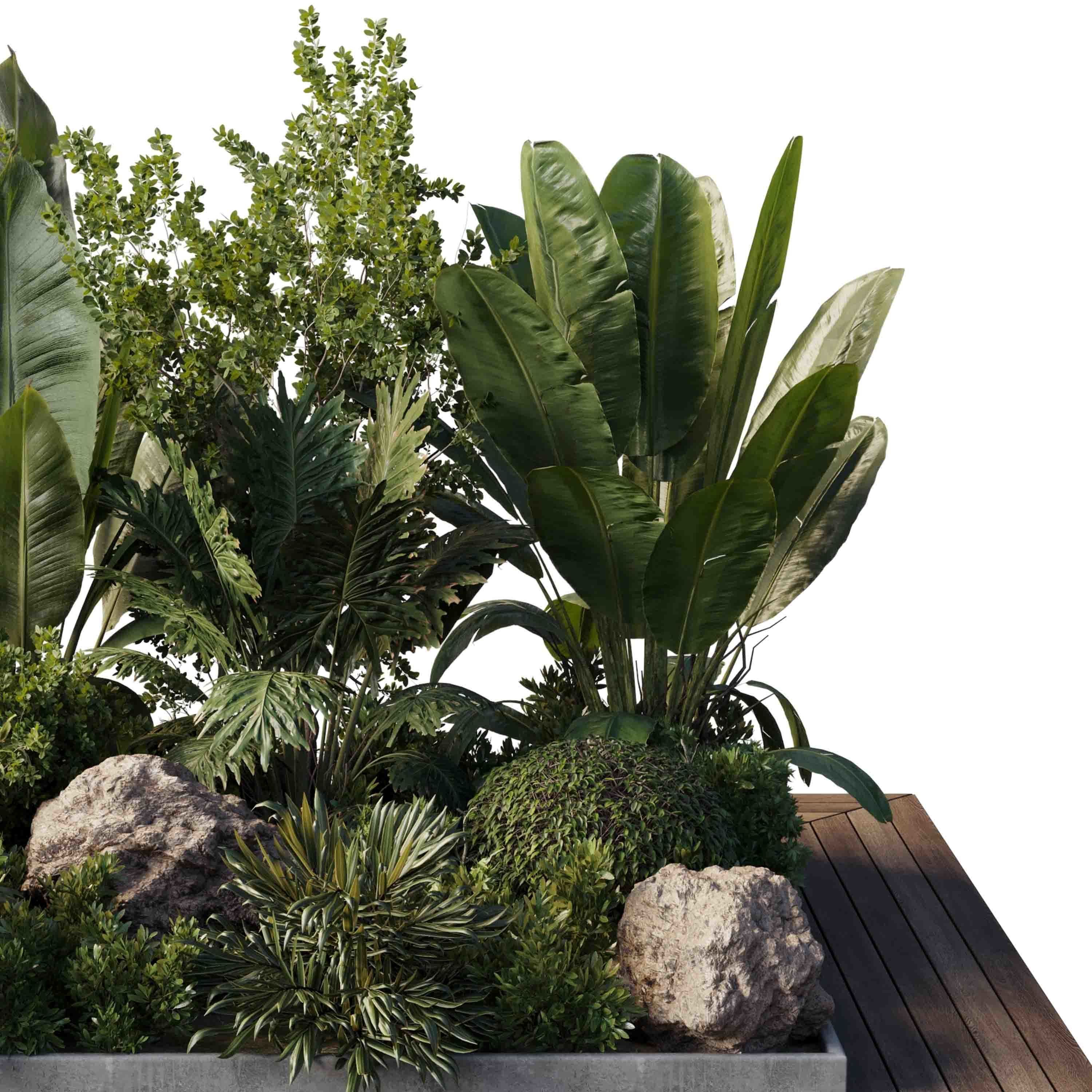 Garden Box Plants - Outdoor Plants 204 3D model_5