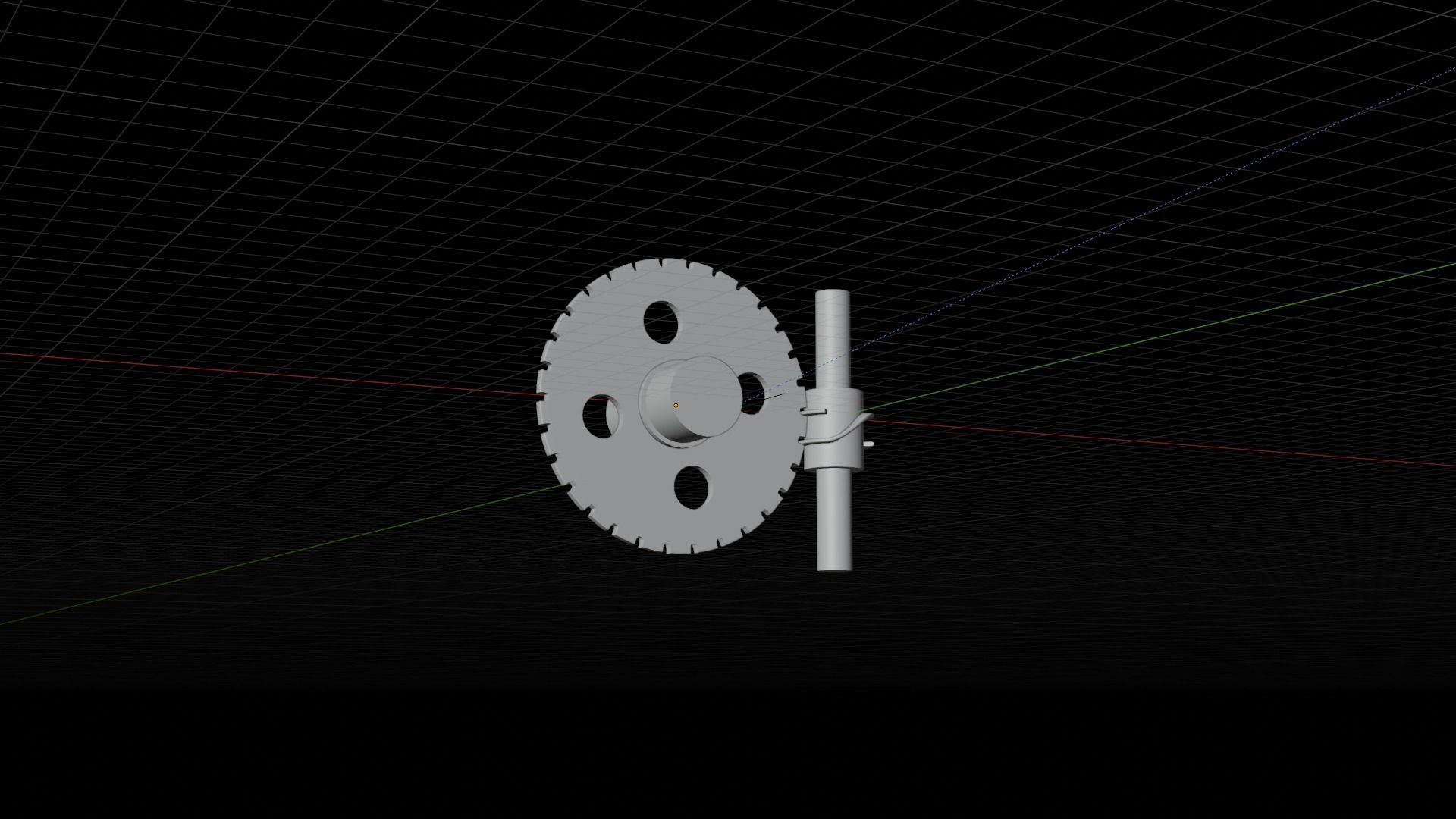Worm intermittent mechanism 3D model_8