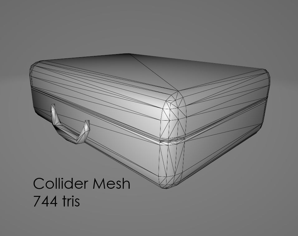 Openable Vintage Suitcase Pack - 4K PBR Low-poly 3D model_14