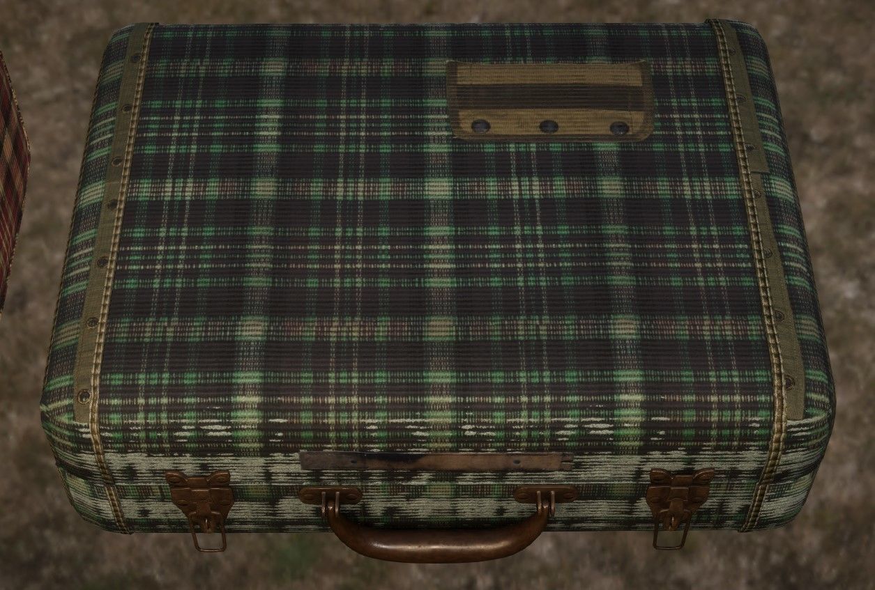 Openable Vintage Suitcase Pack - 4K PBR Low-poly 3D model_6