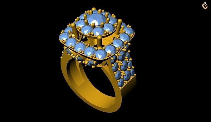 Girl Ring 3D print model