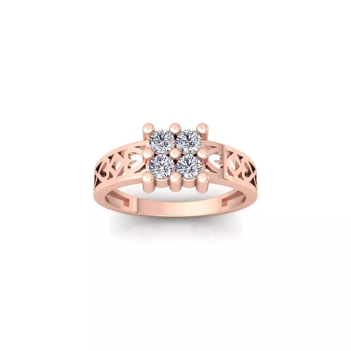 Mens Diamond 11 3d Model and Render 3D print model_0