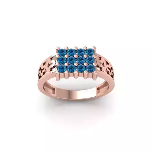 Diamond Ring 1 3d Model and Render