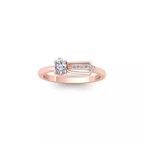 Fancy Engagement diamond Ring 3d Model and Render 
