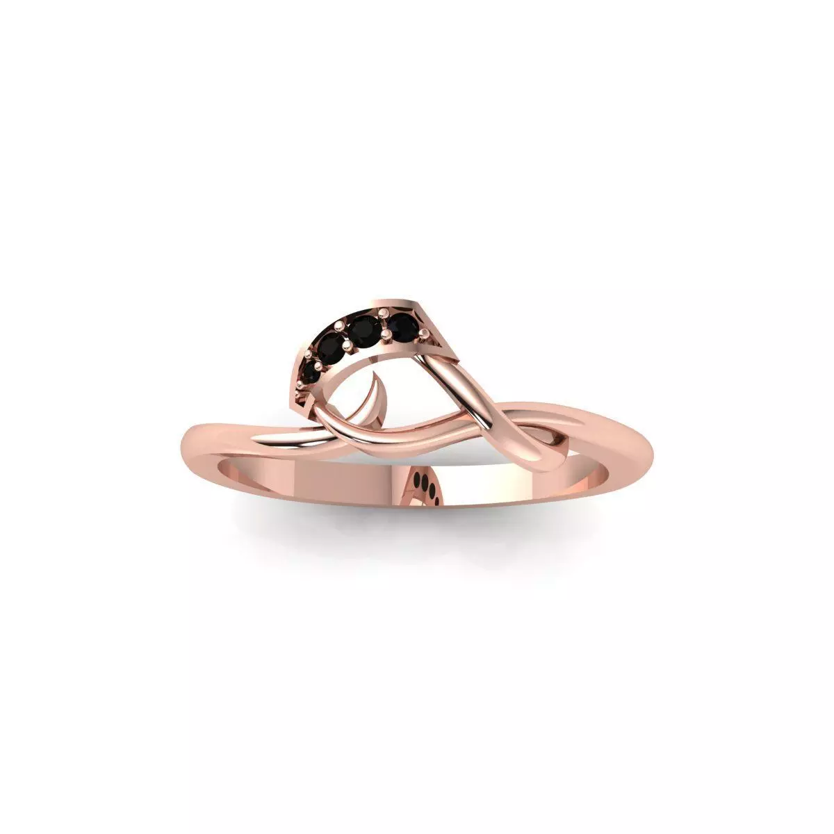 Lower Weight Women Ring 3d Model and Render 3D print model
