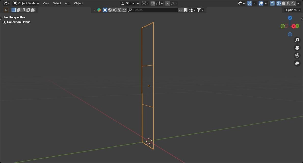 spikelet lowpoly grass Low-poly 3D model_3