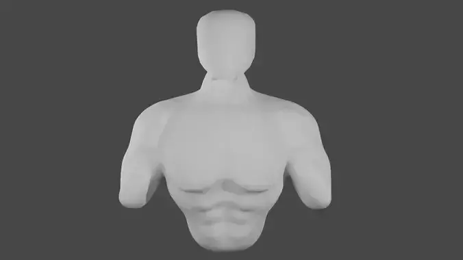Anatomyman upbody 3D sculpting model