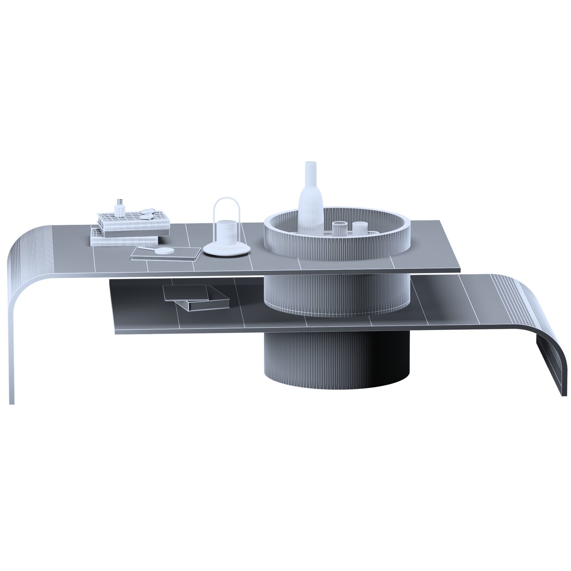 Decorative-table-set 01 3D model_2