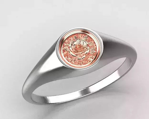 Rose ring  0171 3D print model