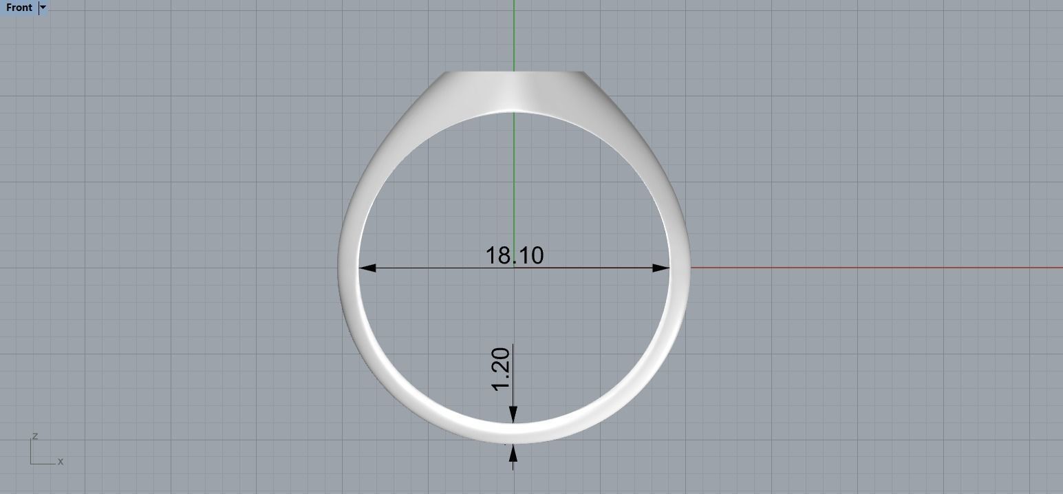 Rose ring  0171 3D print model_5