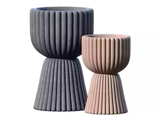 Decorative Relief Garden Floor High Vase for home decoration