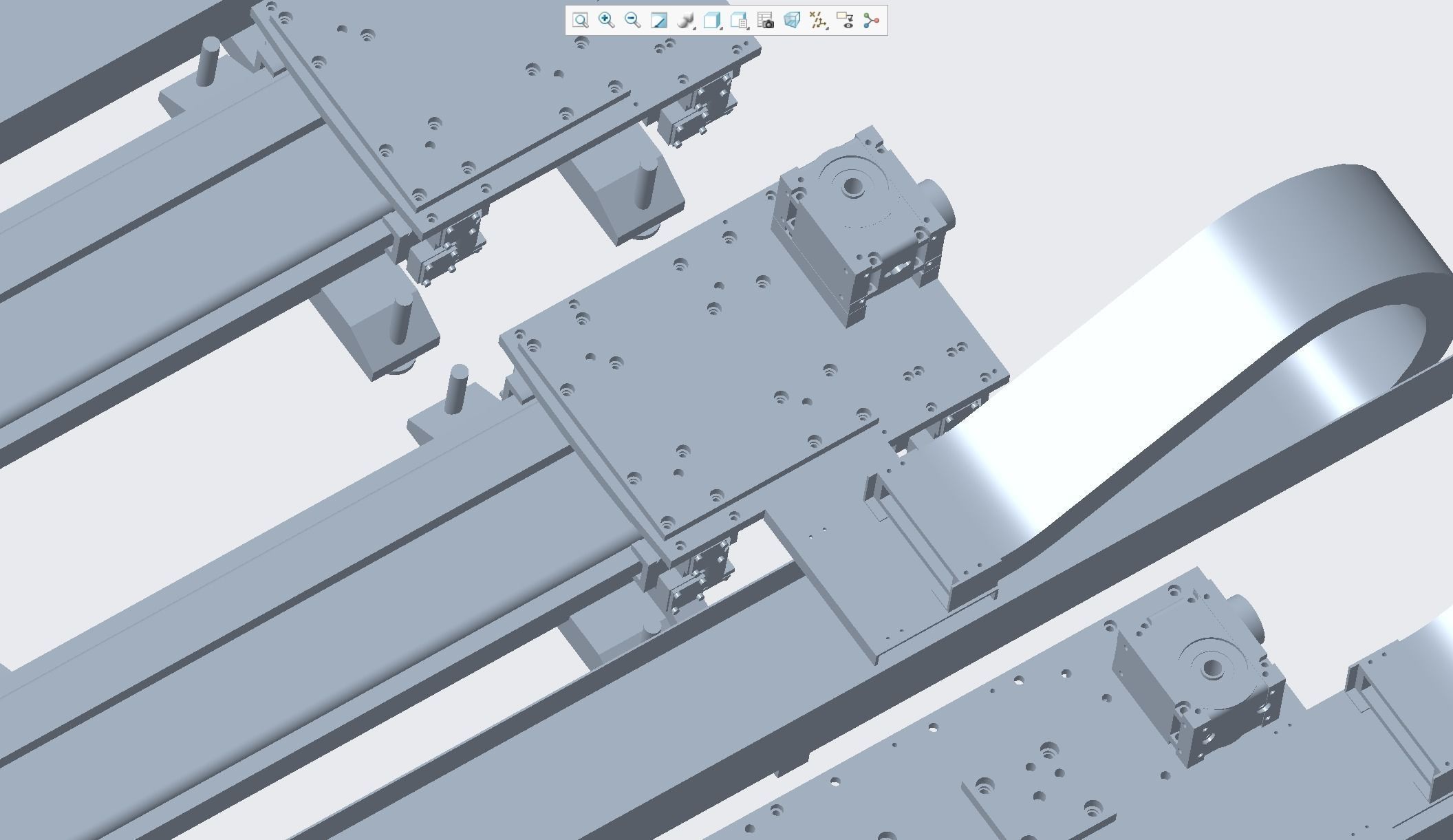 5 models of 70KG robot walking shafts 3D model_4
