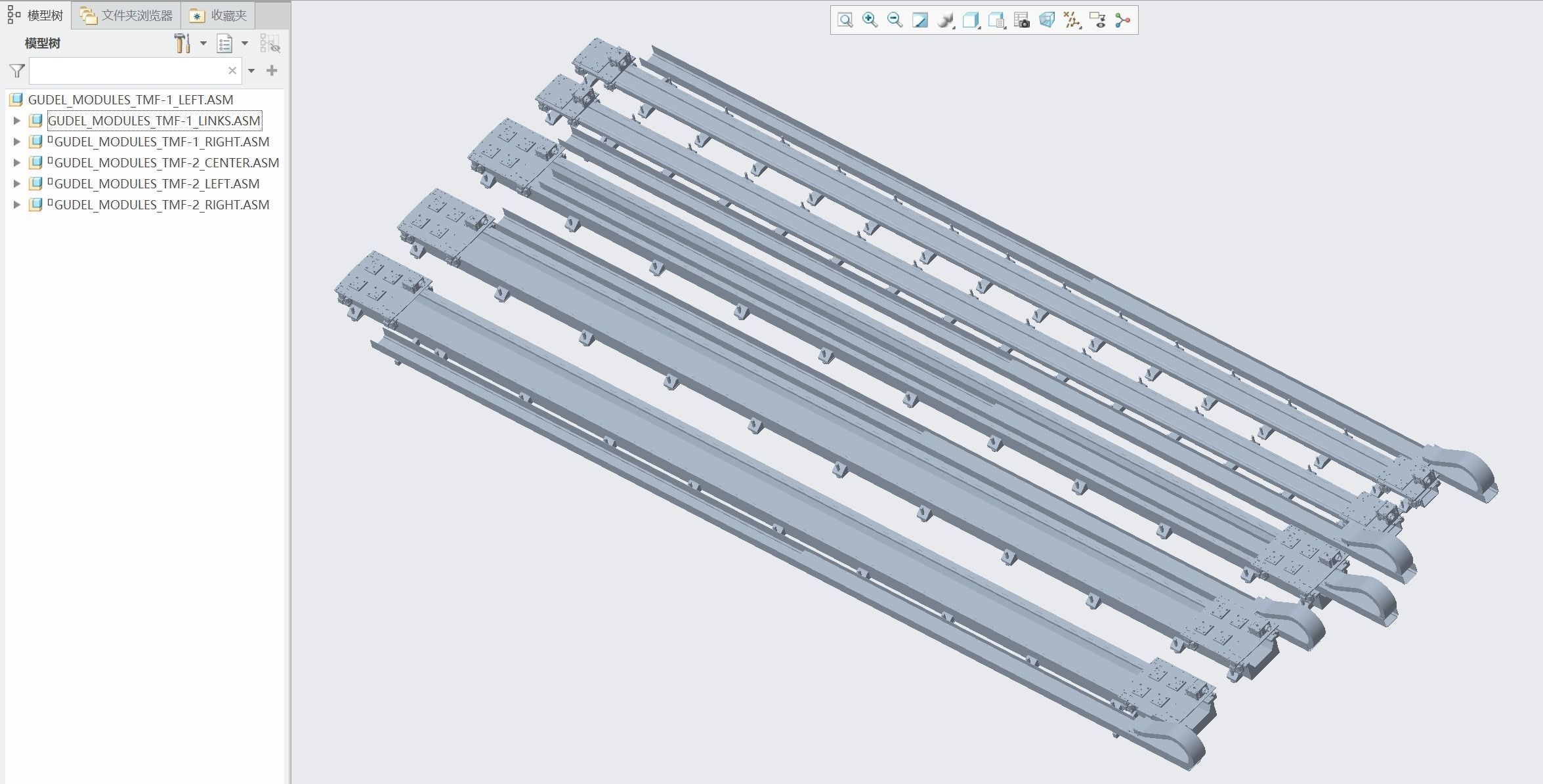 5 models of 70KG robot walking shafts 3D model_5