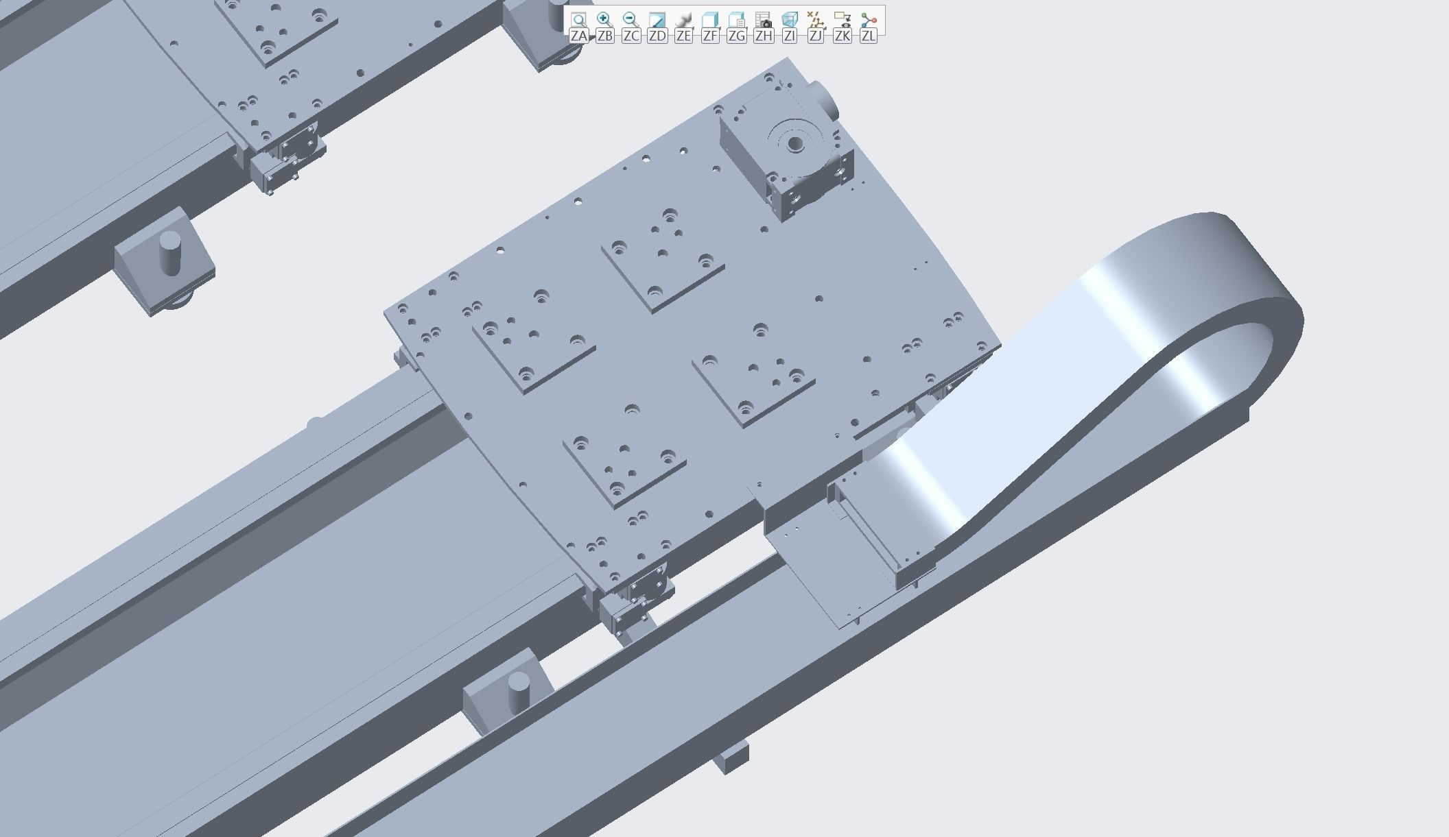5 models of 70KG robot walking shafts 3D model_2