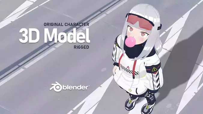 Blu - Anime Original Character