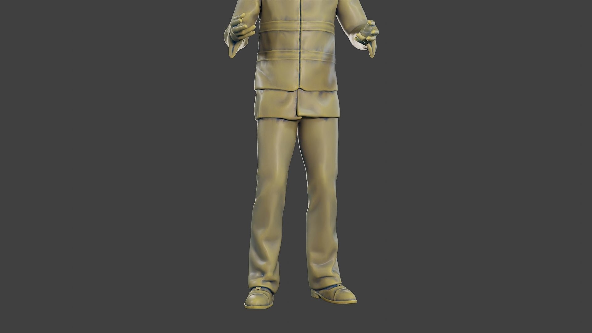 Male Security reflective vest MSRV 006 3D print model_28