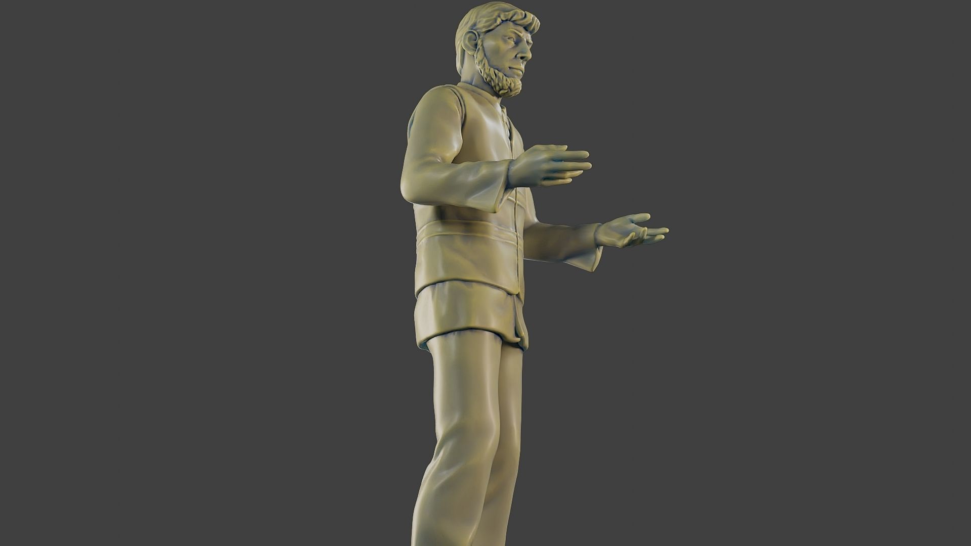 Male Security reflective vest MSRV 006 3D print model_29