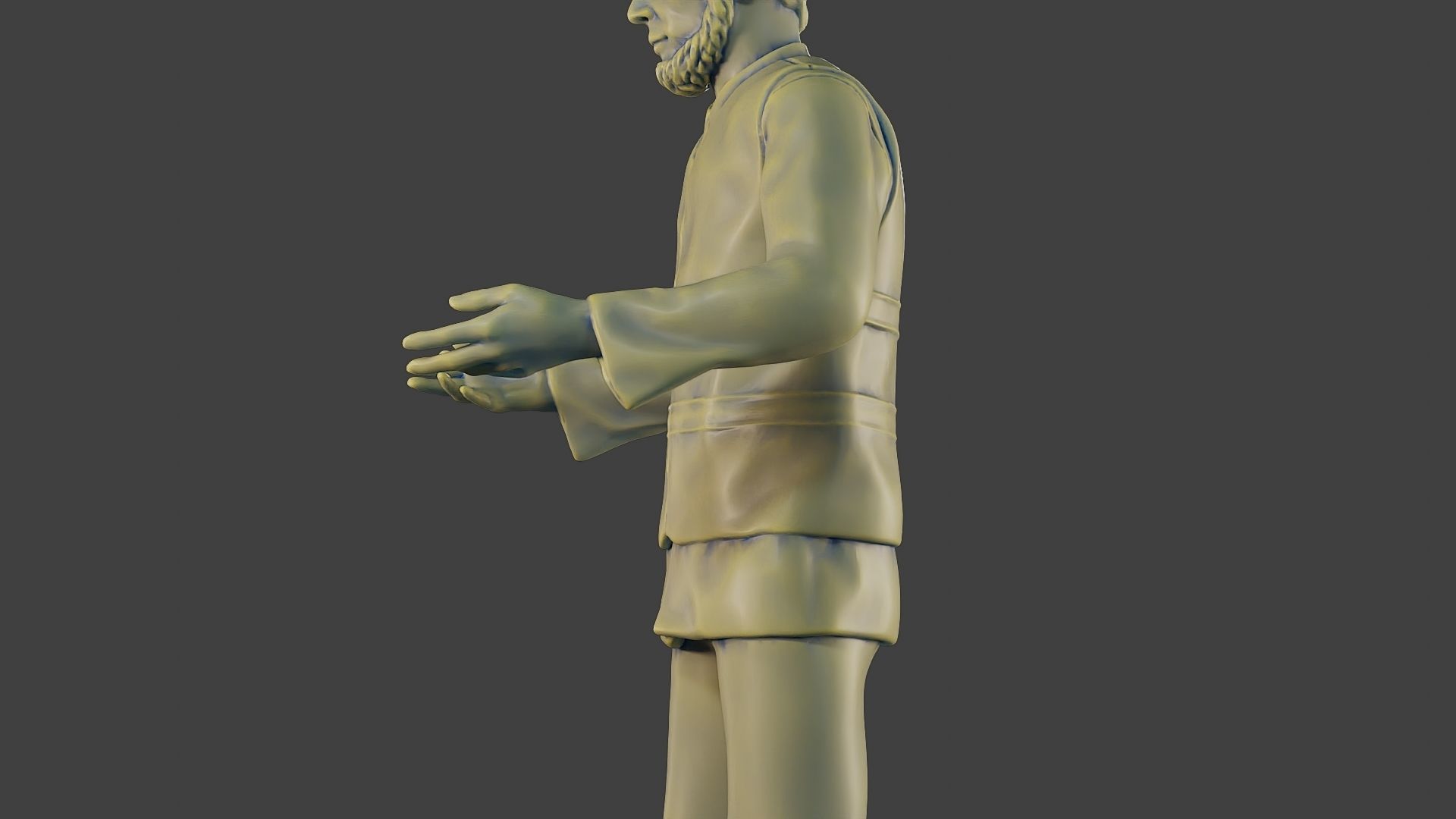 Male Security reflective vest MSRV 006 3D print model_17