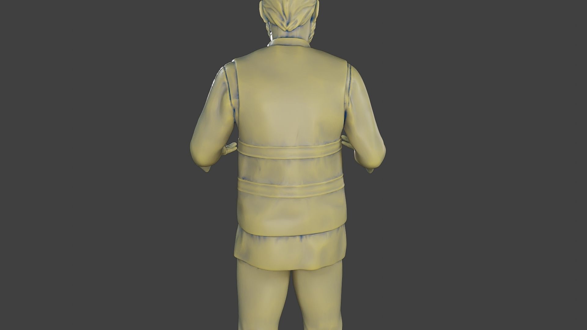 Male Security reflective vest MSRV 006 3D print model_21