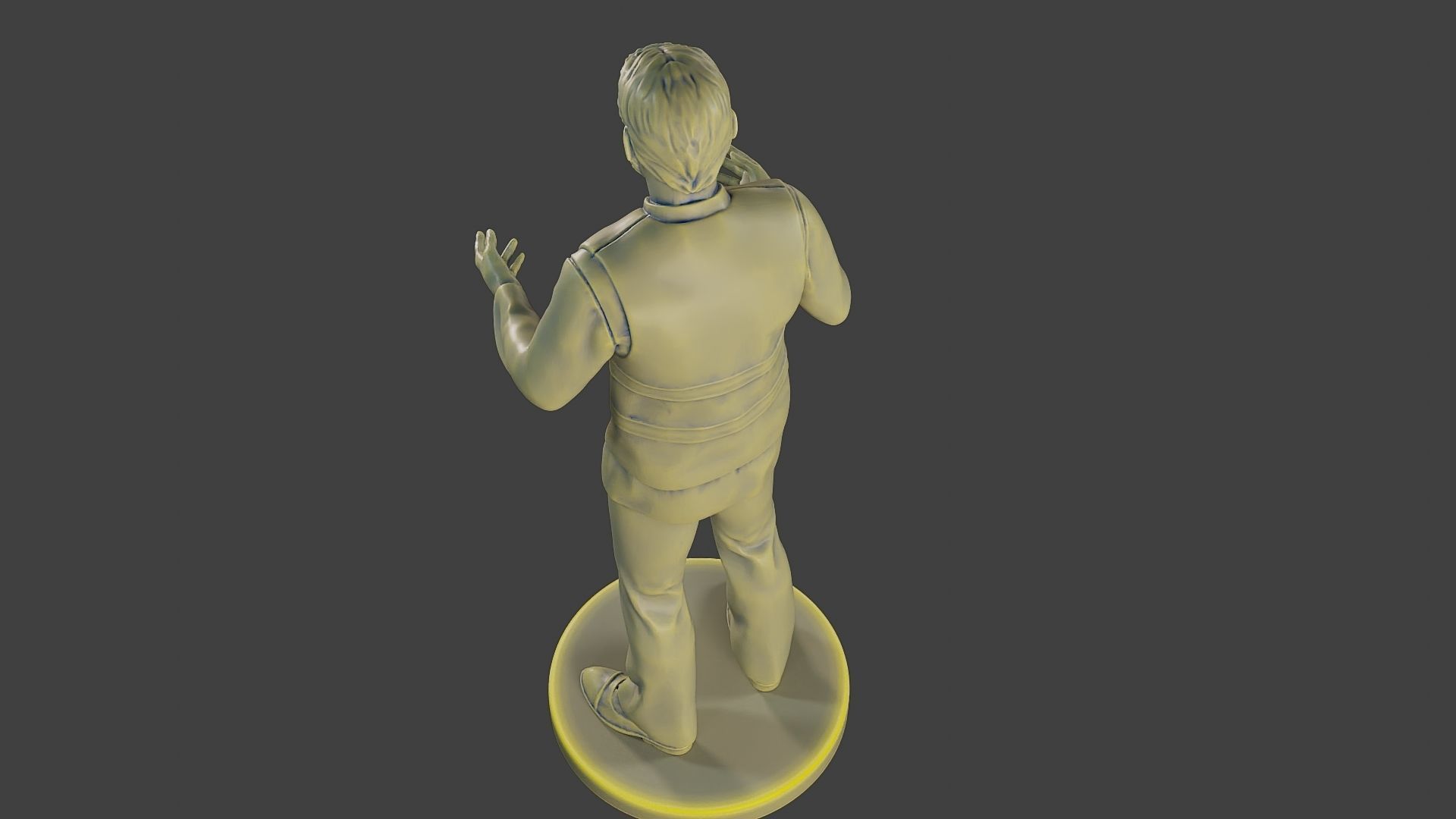 Male Security reflective vest MSRV 006 3D print model_15