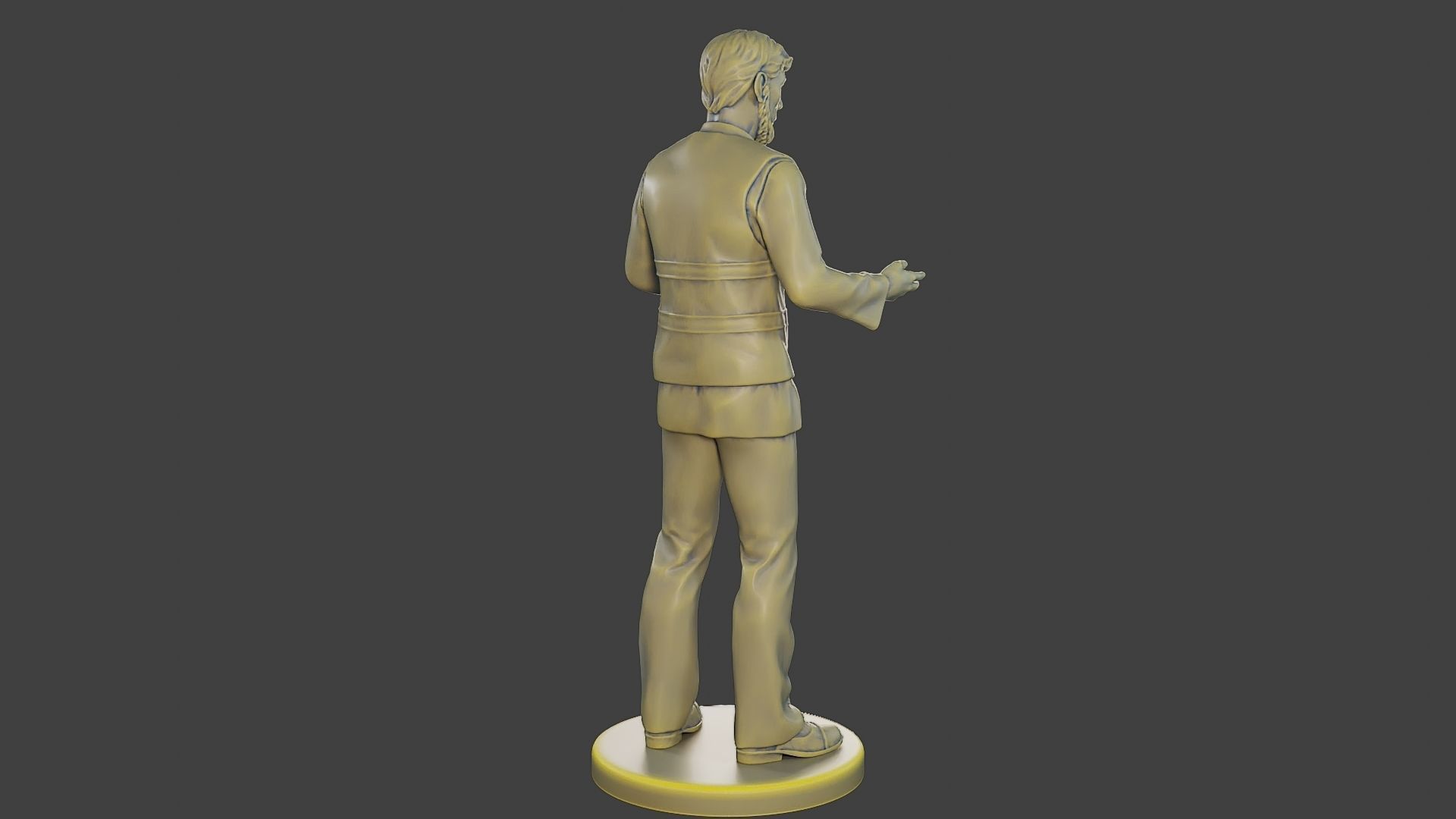 Male Security reflective vest MSRV 006 3D print model_7