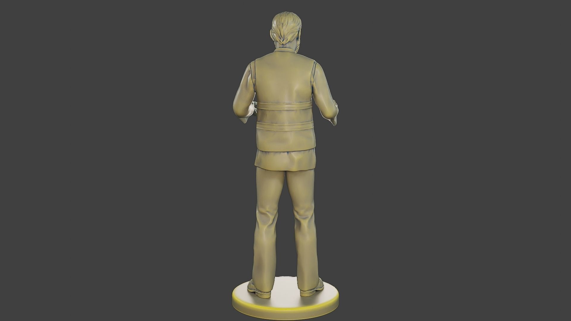 Male Security reflective vest MSRV 006 3D print model_6