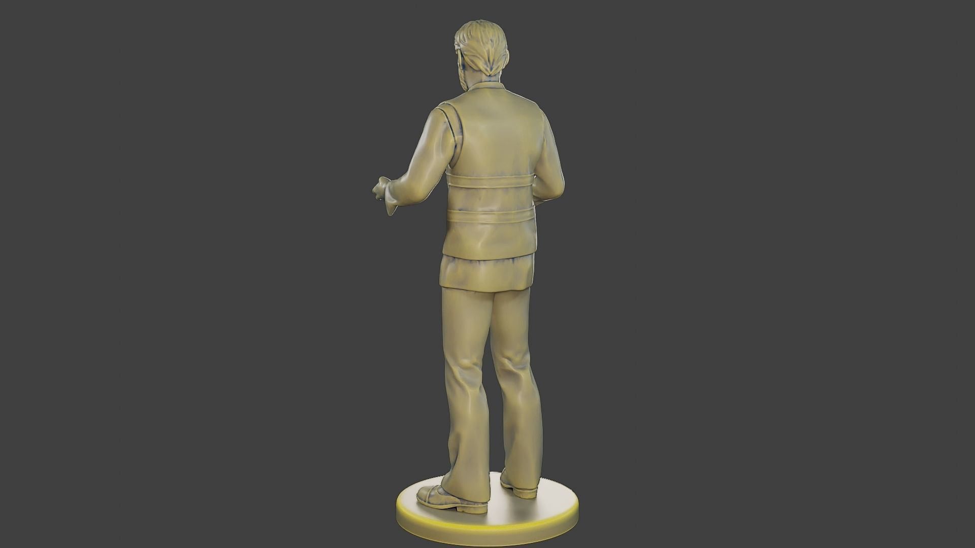 Male Security reflective vest MSRV 006 3D print model_5