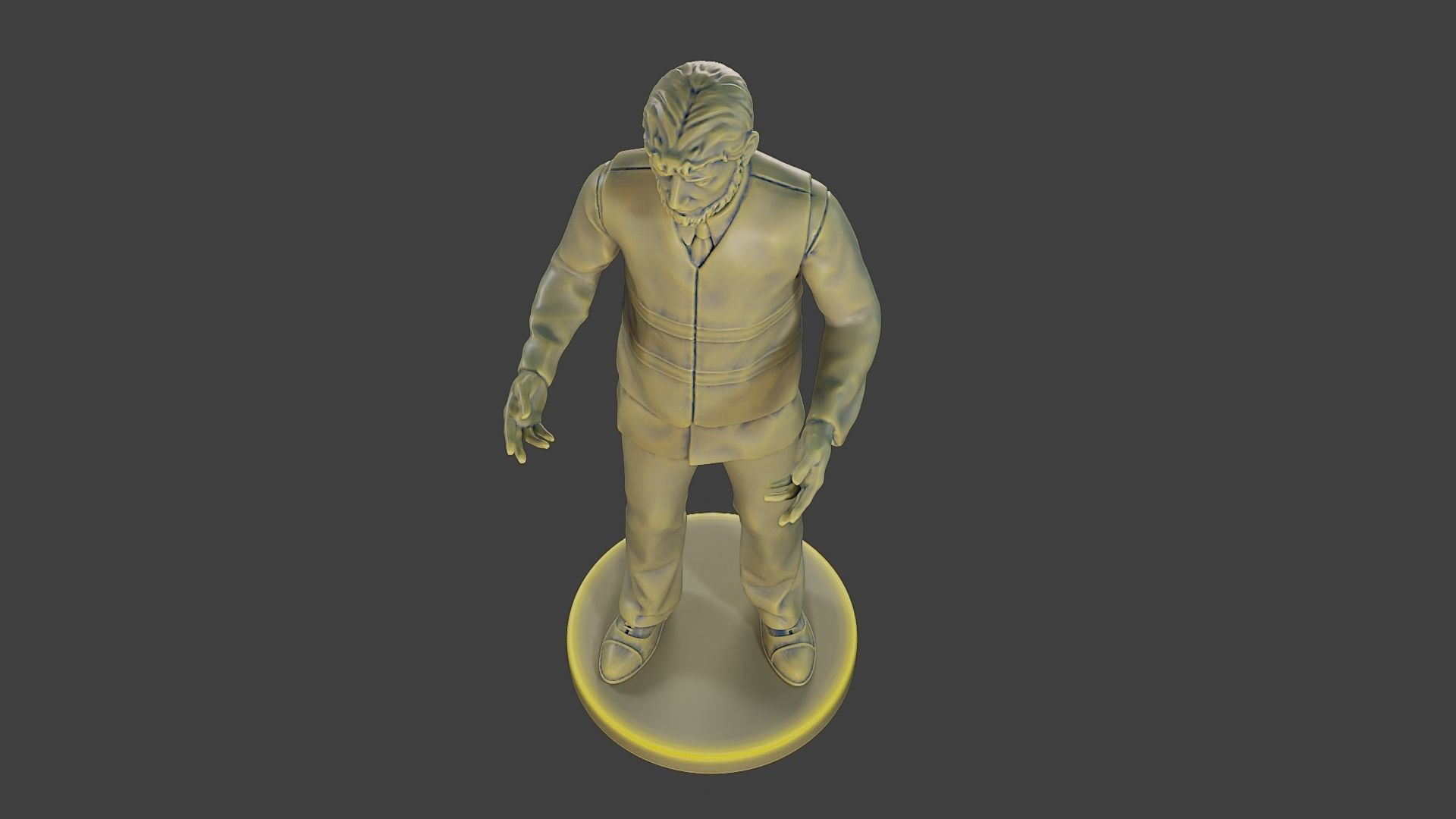 Male Security reflective vest MSRV 006 3D print model_14