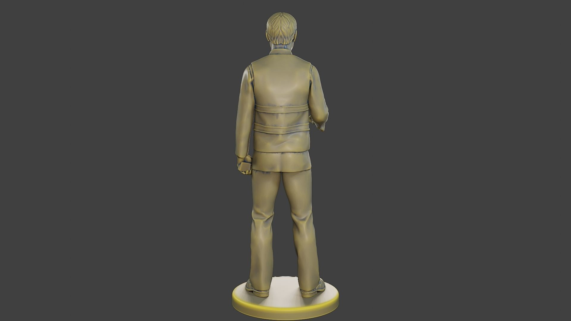 Male Security reflective vest MSRV 007 3D print model_6