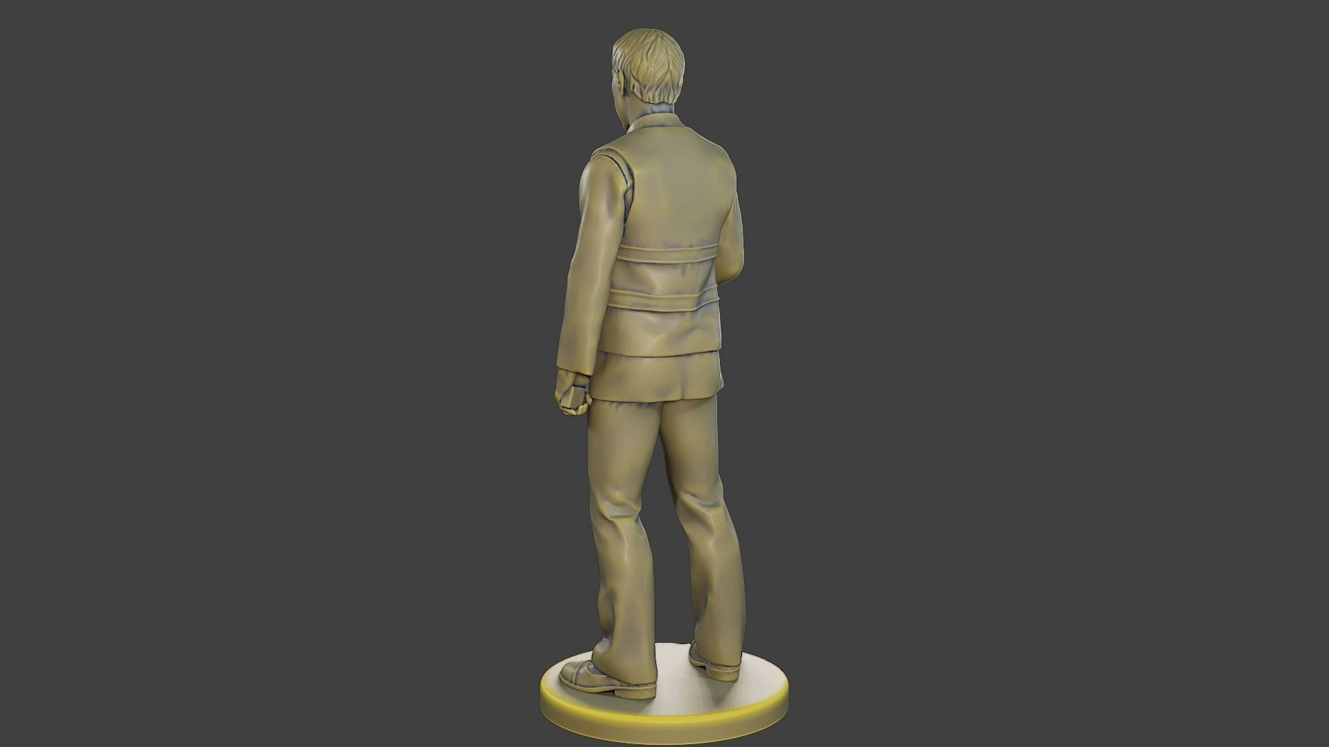 Male Security reflective vest MSRV 007 3D print model_5