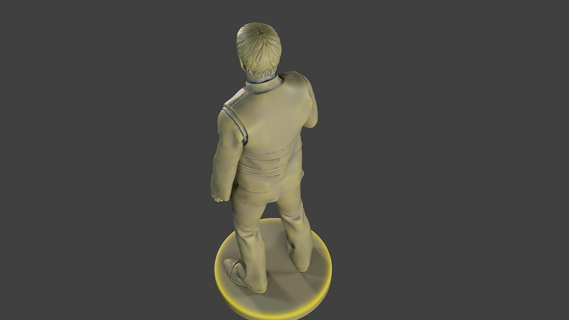 Male Security reflective vest MSRV 007 3D print model_15