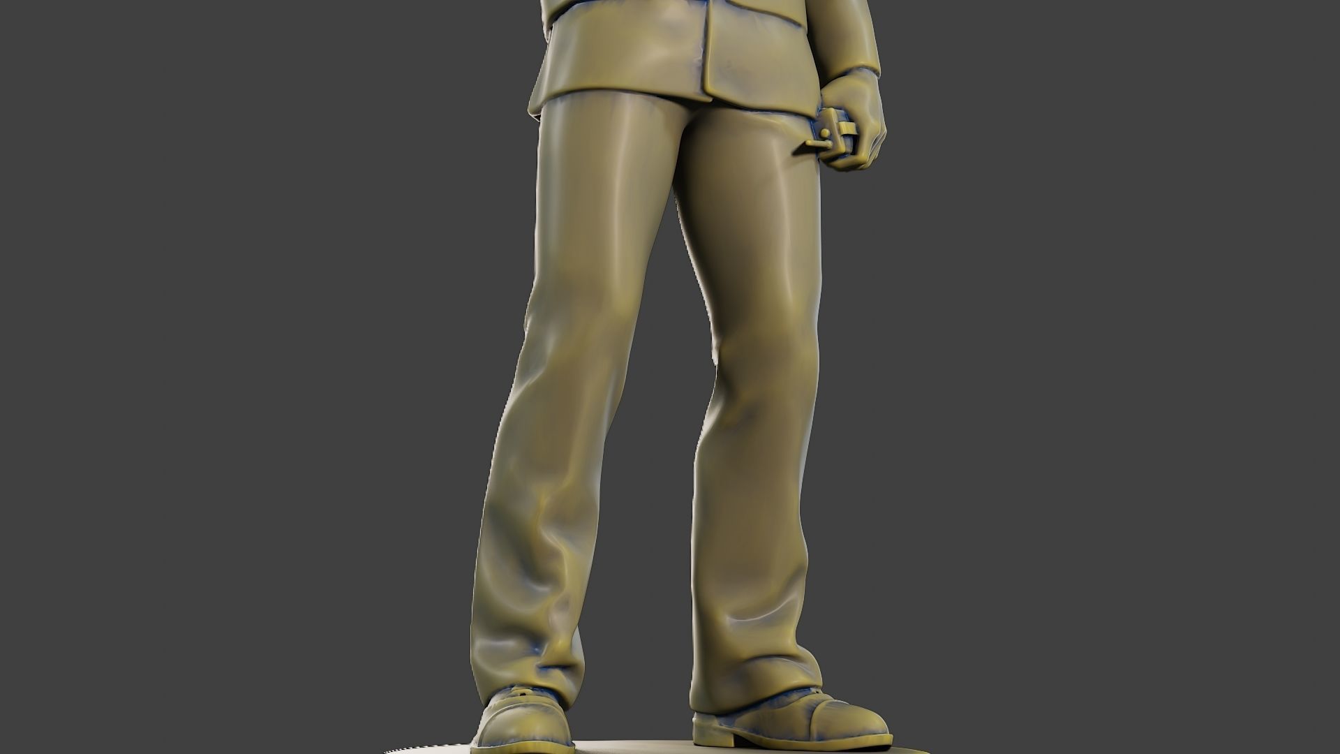 Male Security reflective vest MSRV 007 3D print model_13