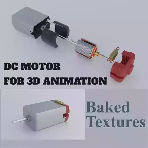 dc motor  3d model