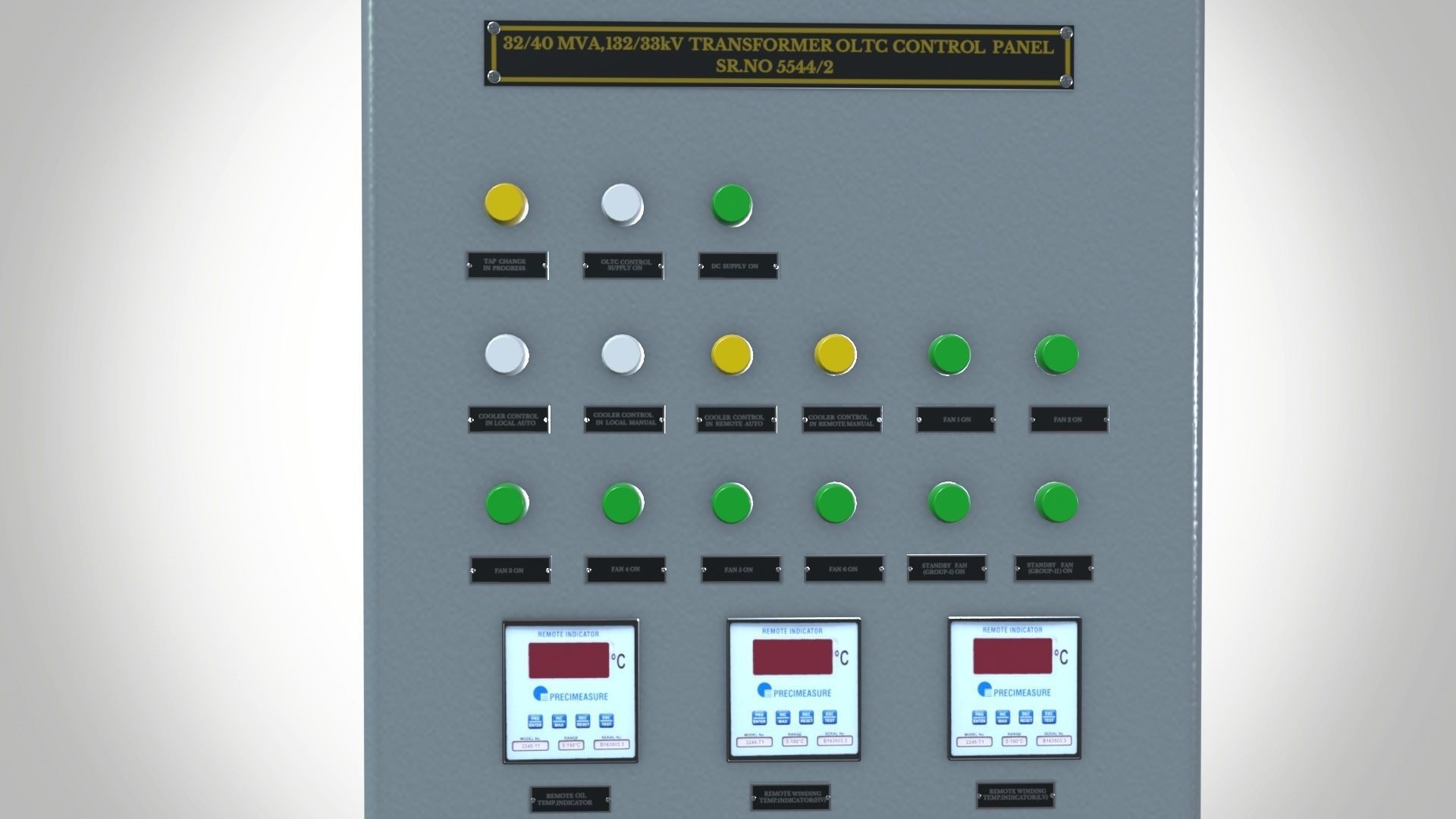 Heavy duty fuse Low-poly 3D model_4
