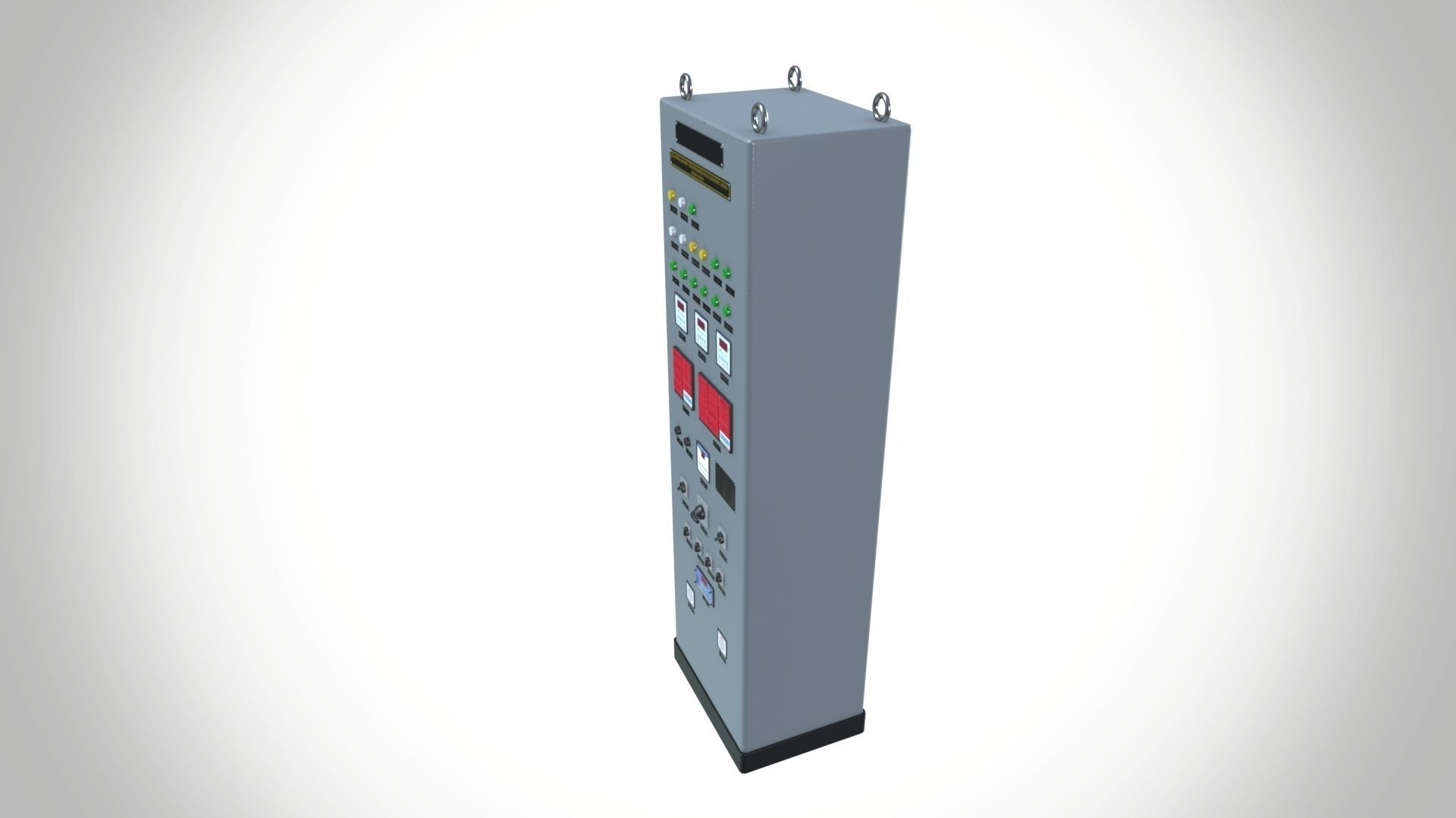 Heavy duty fuse Low-poly 3D model_2