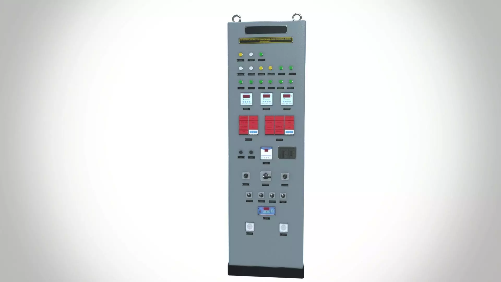 Heavy duty fuse Low-poly 3D model_0