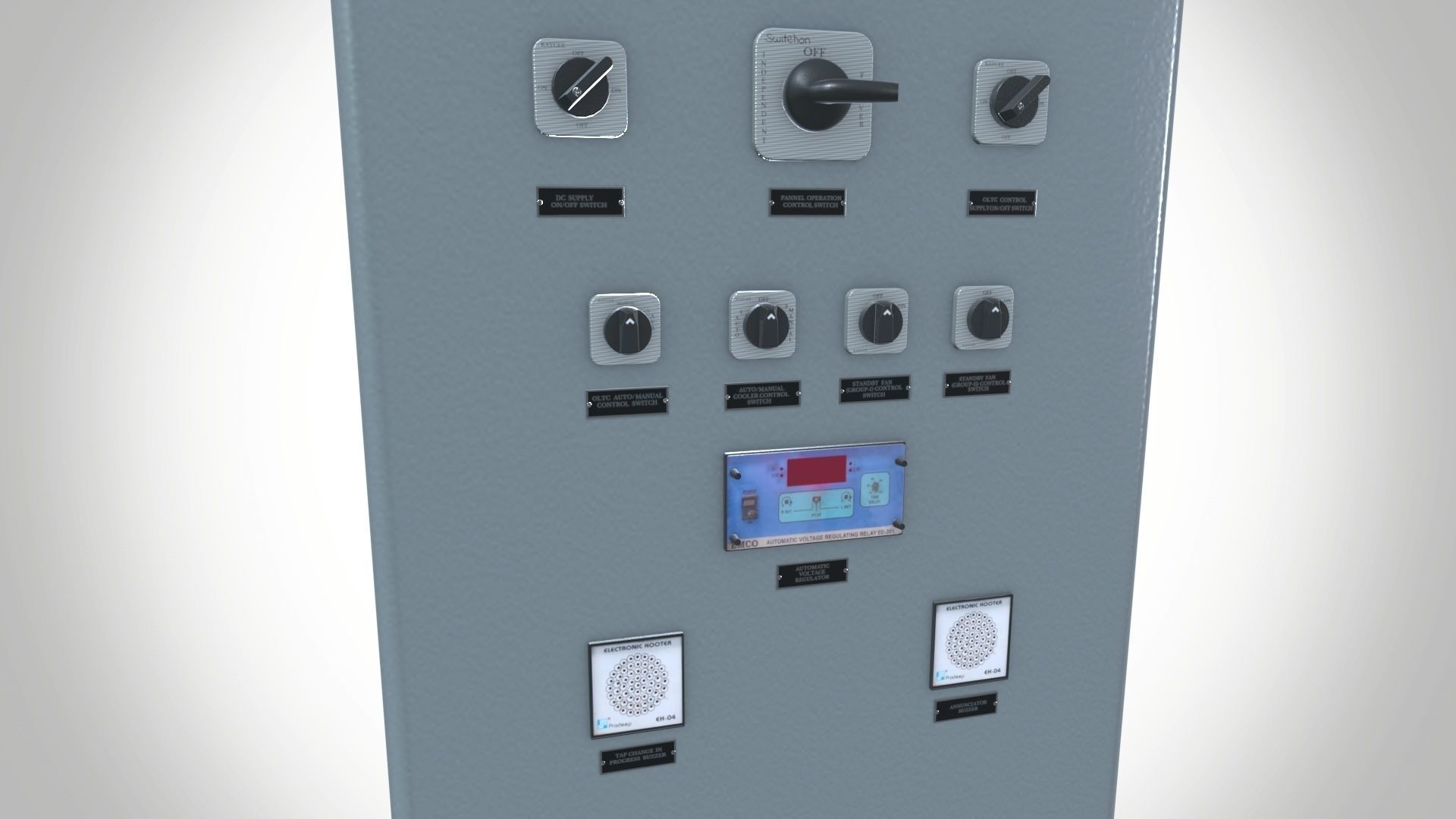 Heavy duty fuse Low-poly 3D model_6