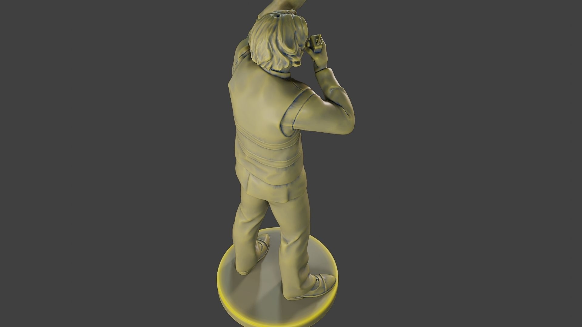 Male Security reflective vest MSRV 008 3D print model_22