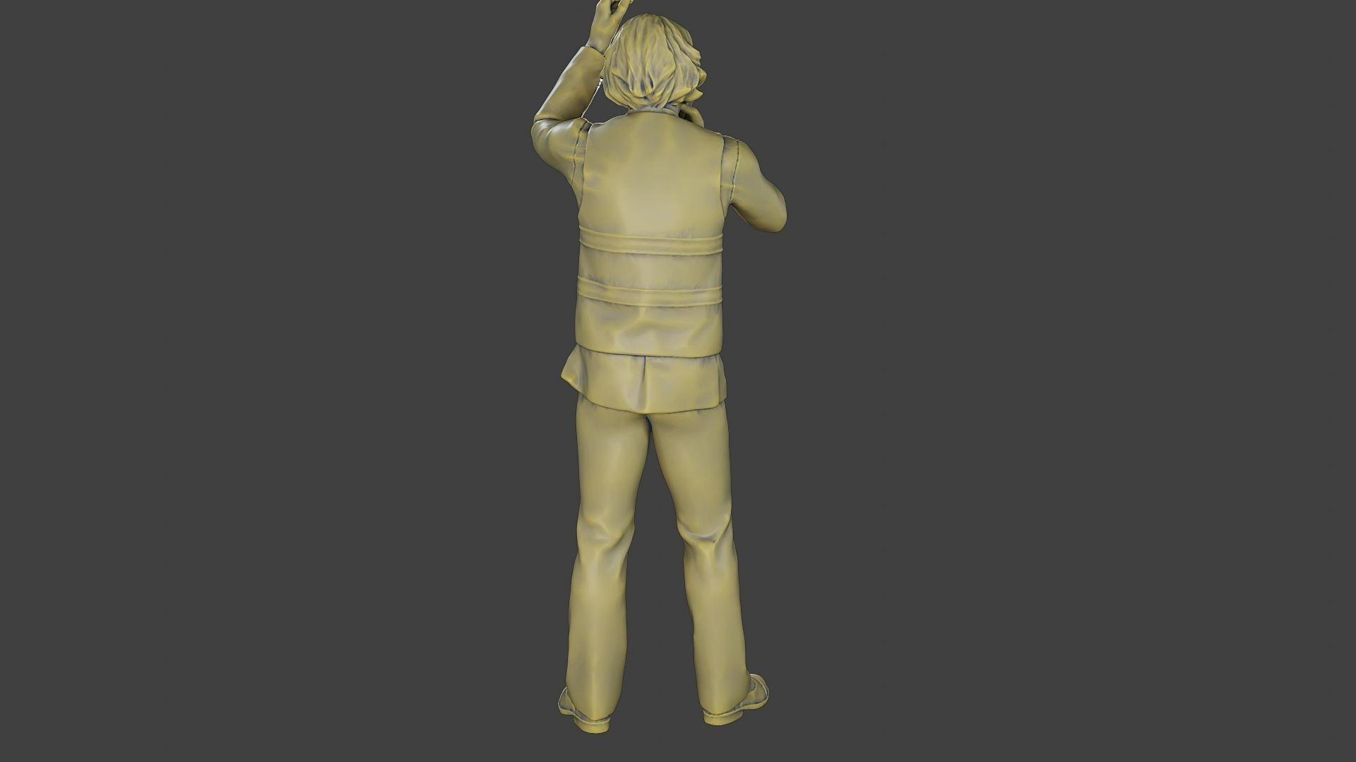 Male Security reflective vest MSRV 008 3D print model_25